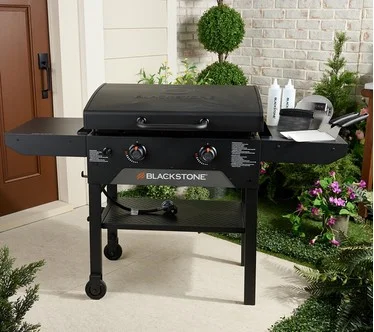 Blackstone 28" Omnivore Outdoor Griddle Grill w/Hood, Cover & Tools