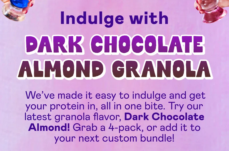 Indulge with Dark Chocolate Almond Granola