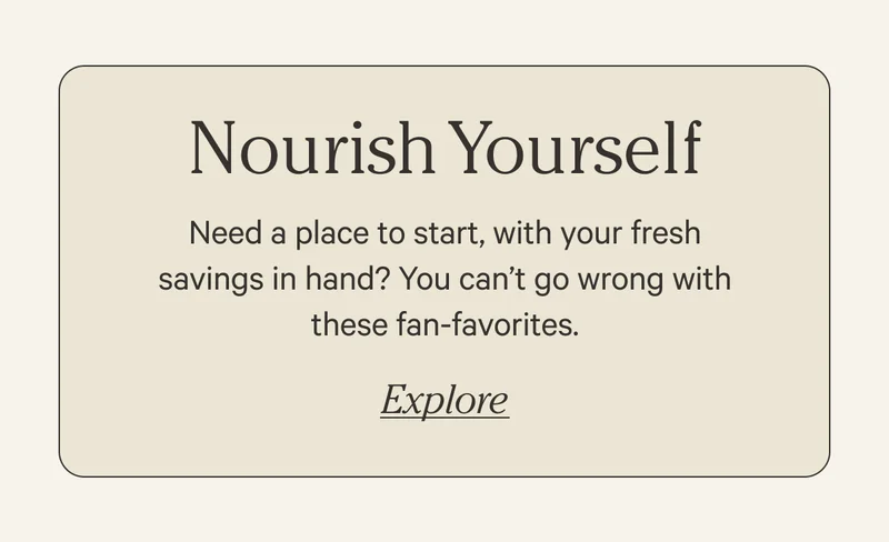 Nourish Yourself