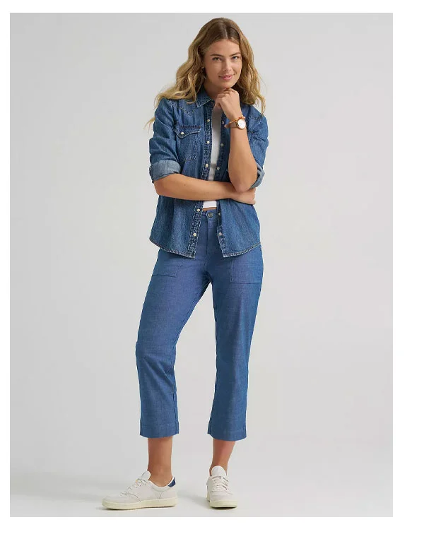 Women's Ultra Lux Comfort Flex-To-Go Utility Capri