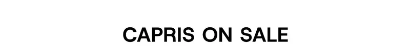 Capris On Sale