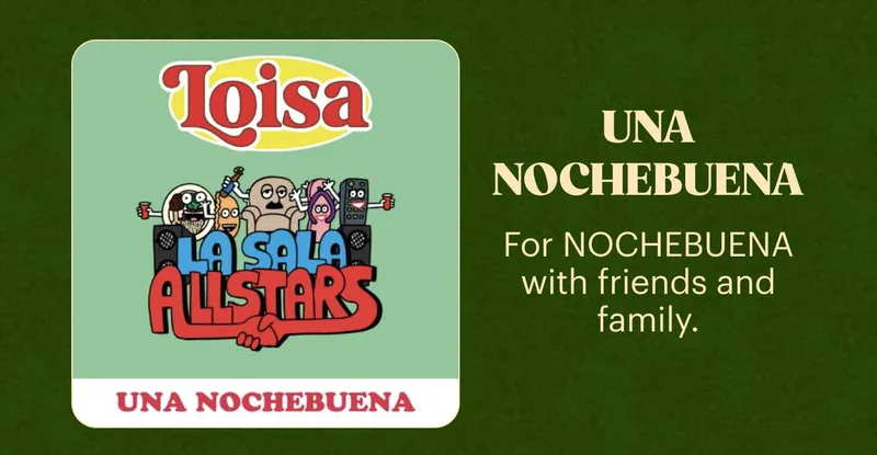 NOCHEBUENA with friends and family.