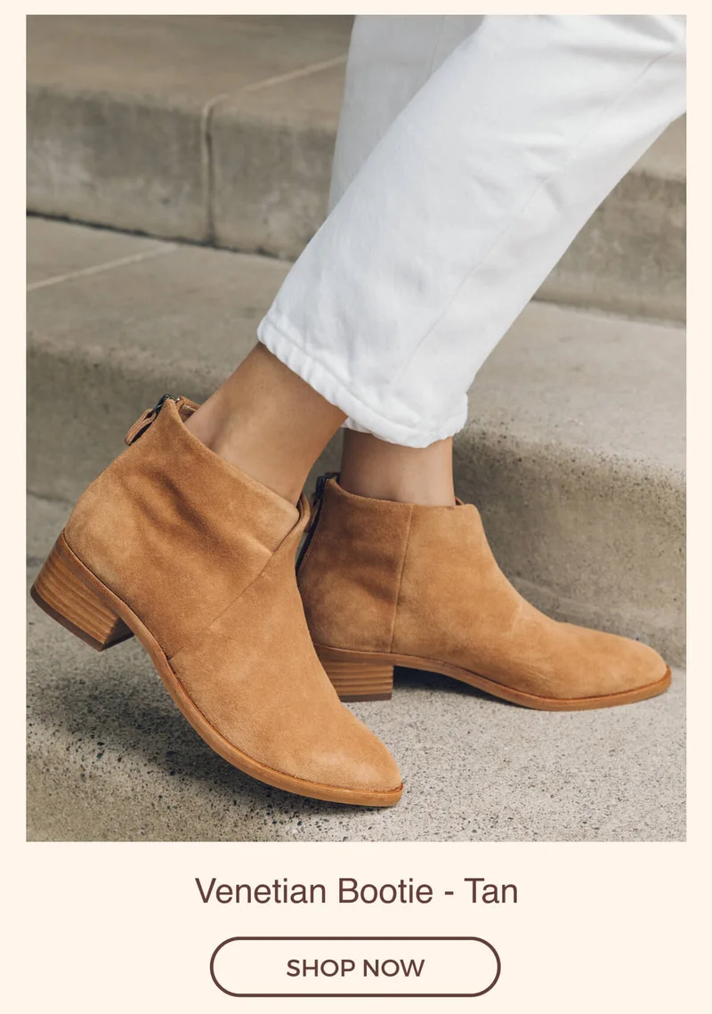 The Venetian Bootie Tan