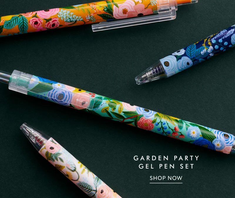Shop Garden Party Gel Pen Set