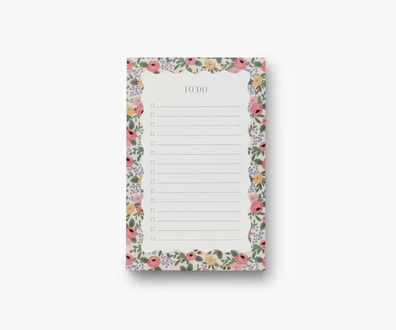 Image of Checklist Notepad - Rosa