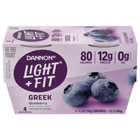 Dannon Light + Fit Light + Fit Yogurt, Fat Fr...