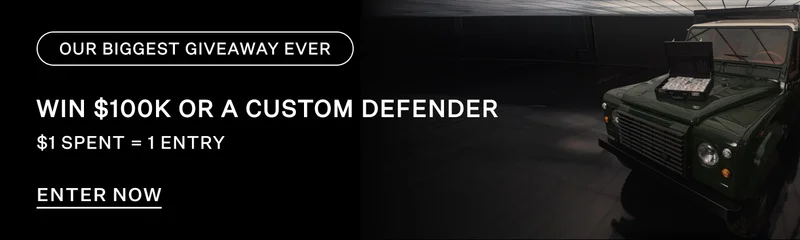 Win $100K or a custom Defender
