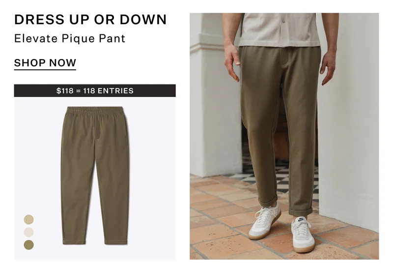 Elevate Pique Pant