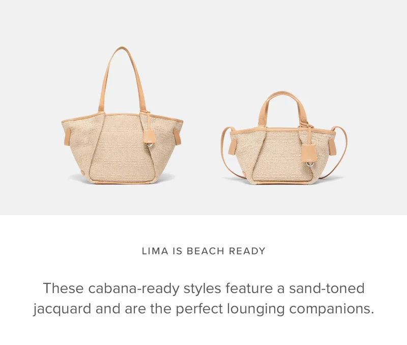 Beach Ready: These cabana-styles feature a sand-toned jacquard and are the perfect lounging companions.