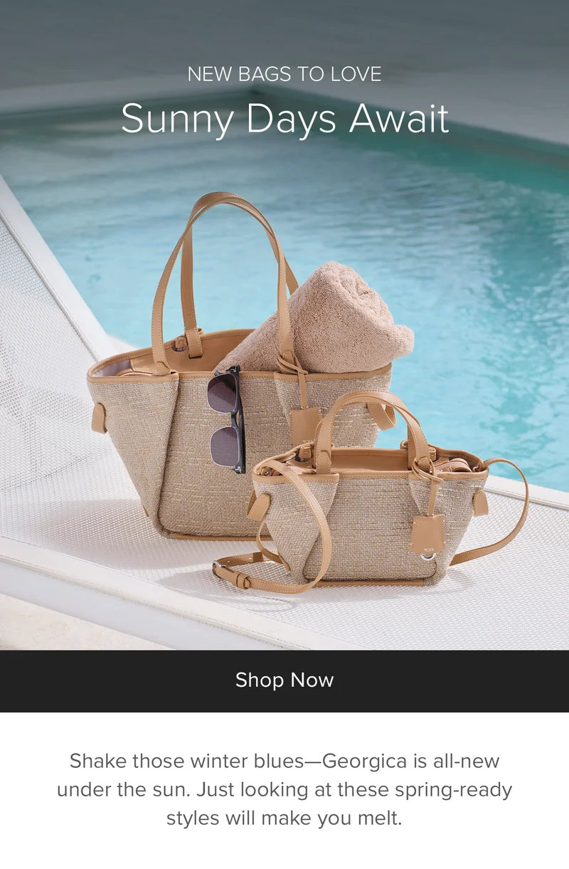 New Bags to Love: Sunny days await..