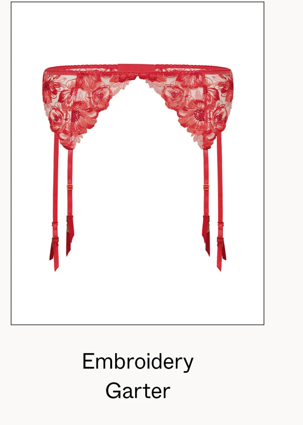 Embroidery Garter