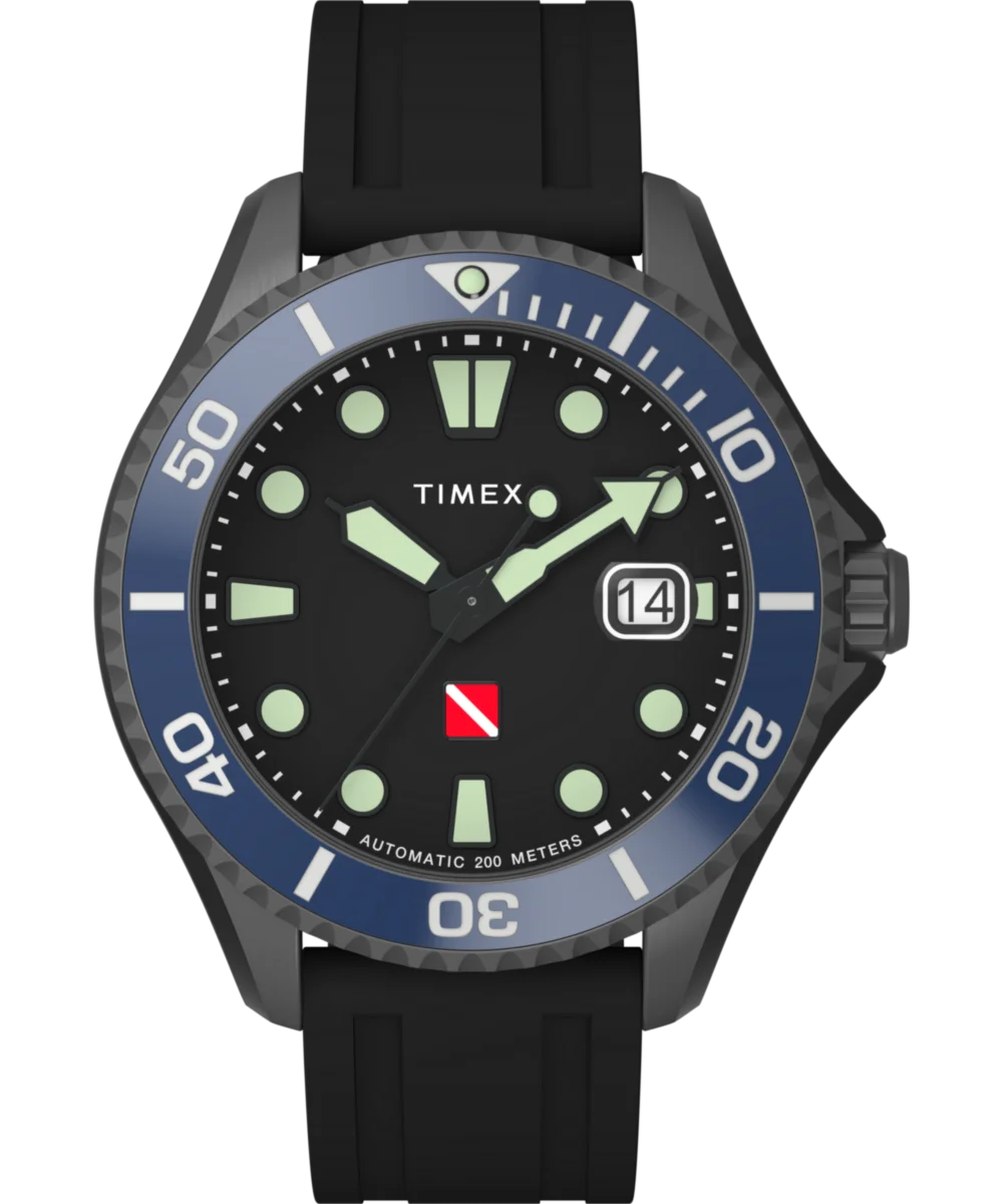 Image of Deepwater Tiburón Automatic 43mm Synthetic Rubber Strap Watch
