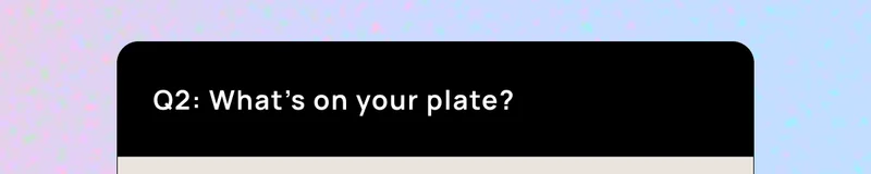 Q2: What’s on your plate? | A) Burrata with heirloom tomatoes, olive oil, and sea salt  B) Crepes with berry compote and fresh herbs  C) Eggs with chili oil, avocado, and bright citrus
