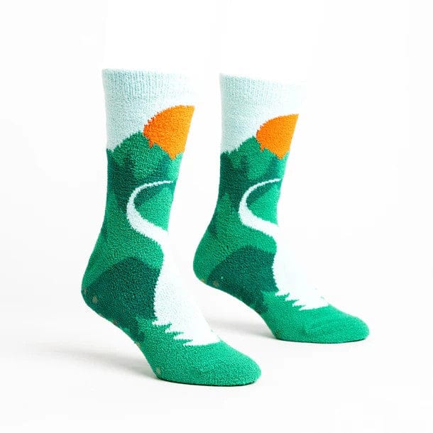 Image of The Mountains Are Calling Slipper Socks