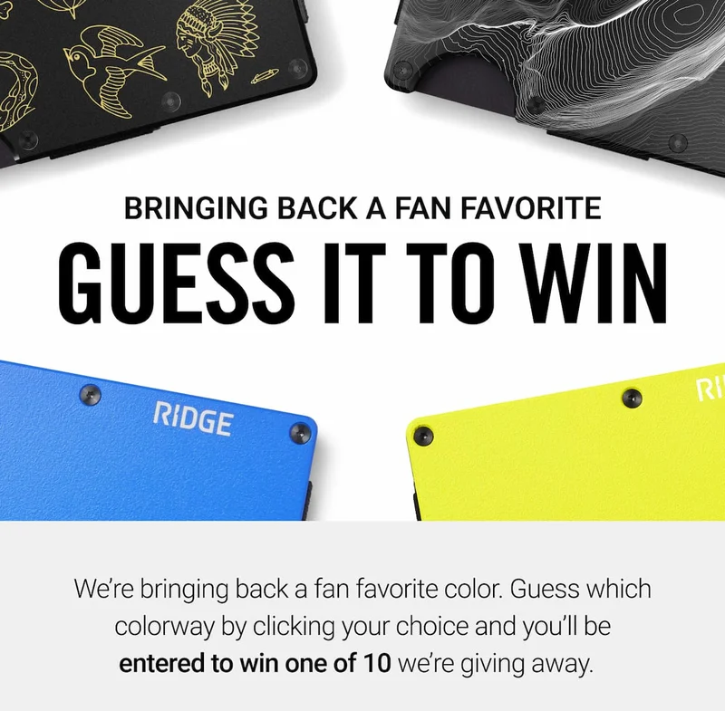 Guess Which We're Bringing Back