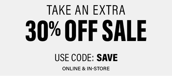 Extra 30% Off Sale