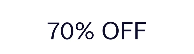 70% OFF