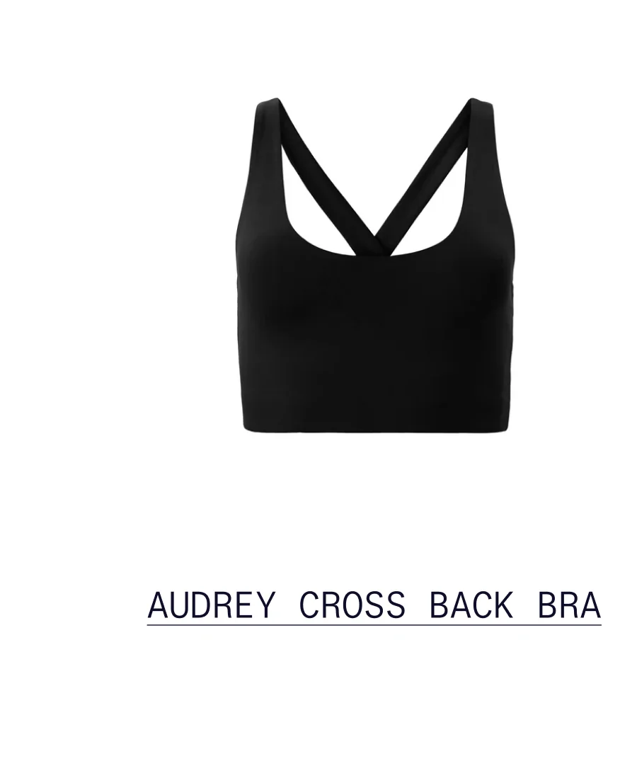 Audrey Corss Back Bra