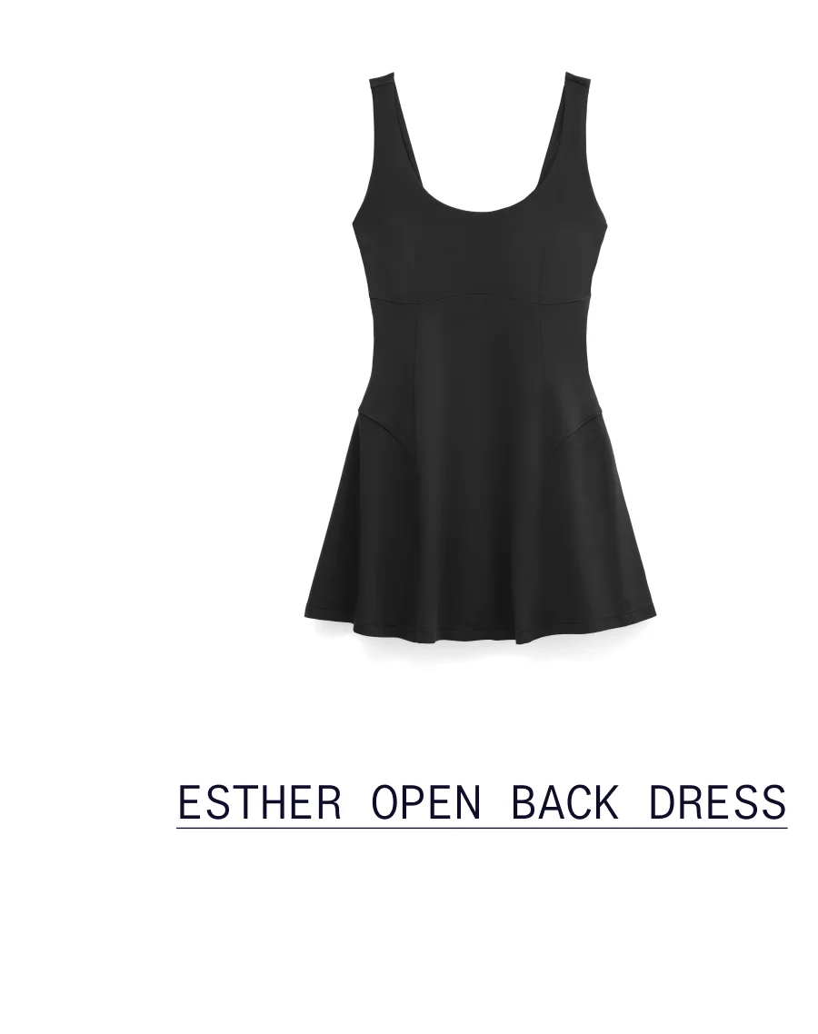 Esther Open Back Dress