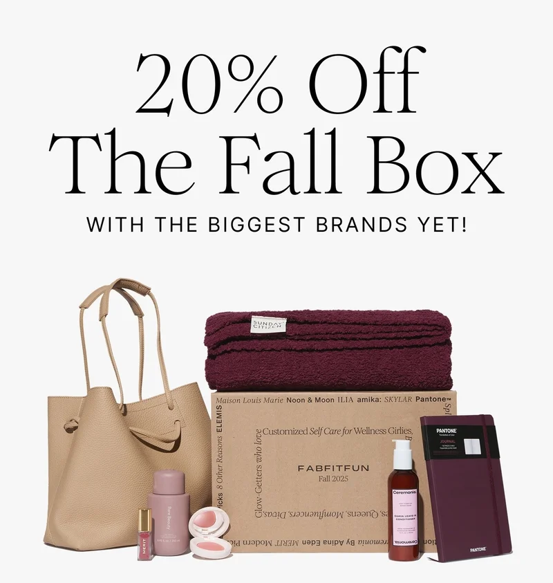 20% Off The Fall Box WITH THE BIGGEST BRANDS YET!