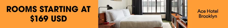 Ace Hotel Brooklyn stylish room. Rooms from $169 USD.