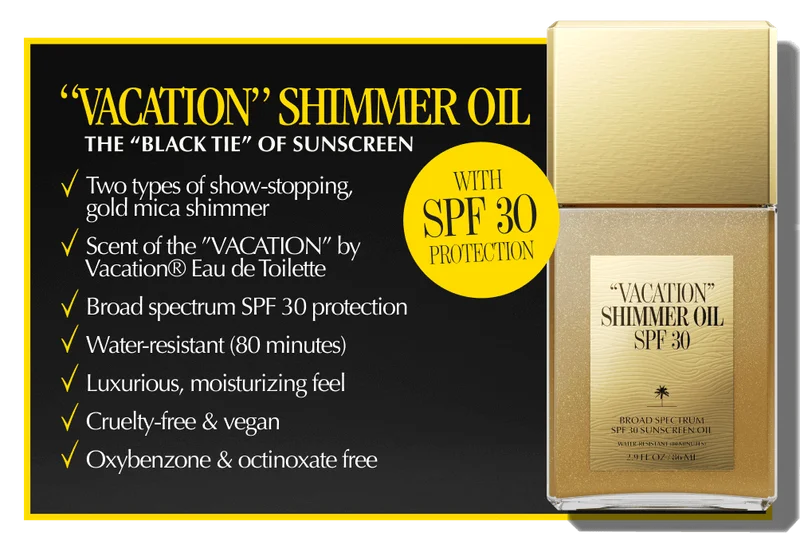 "VACATION" Shimmer Oil
