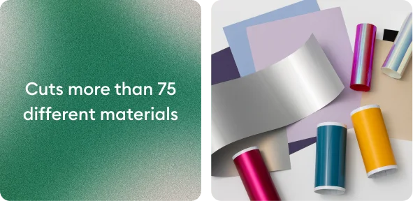 Cuts more than 75 different materials.