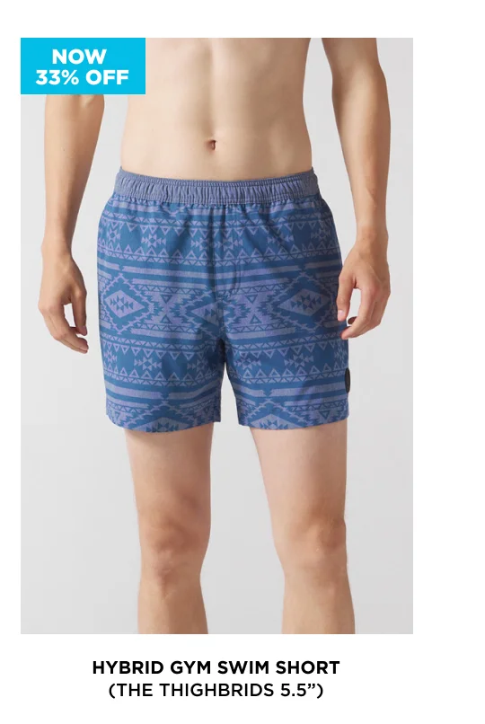 Gym Swim Hybrid Short: The Thighbrids