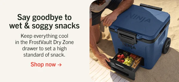 Say goodbye to wet & soggy snacks