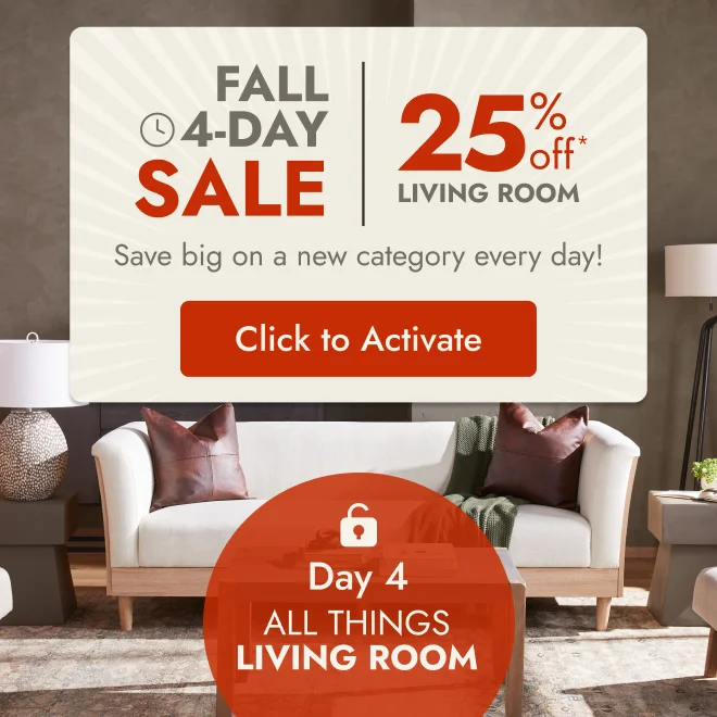 Today only: 25% off living room finds