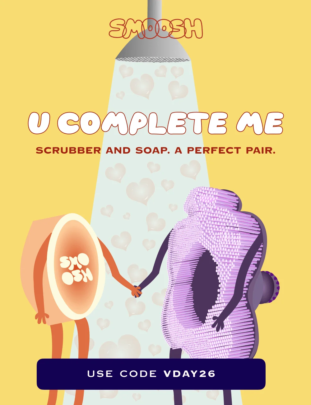 U Complete Me - Scrubber and Soap. A Perfect Pair
