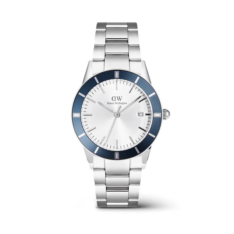 Image of Iconic Paradigma Link Blue Bezel Silver