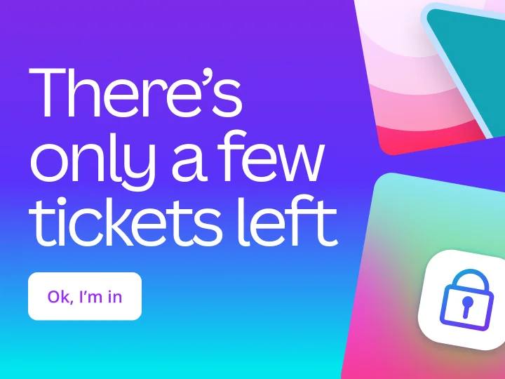There's only a few tickets left. Once they're gone, they're gone.