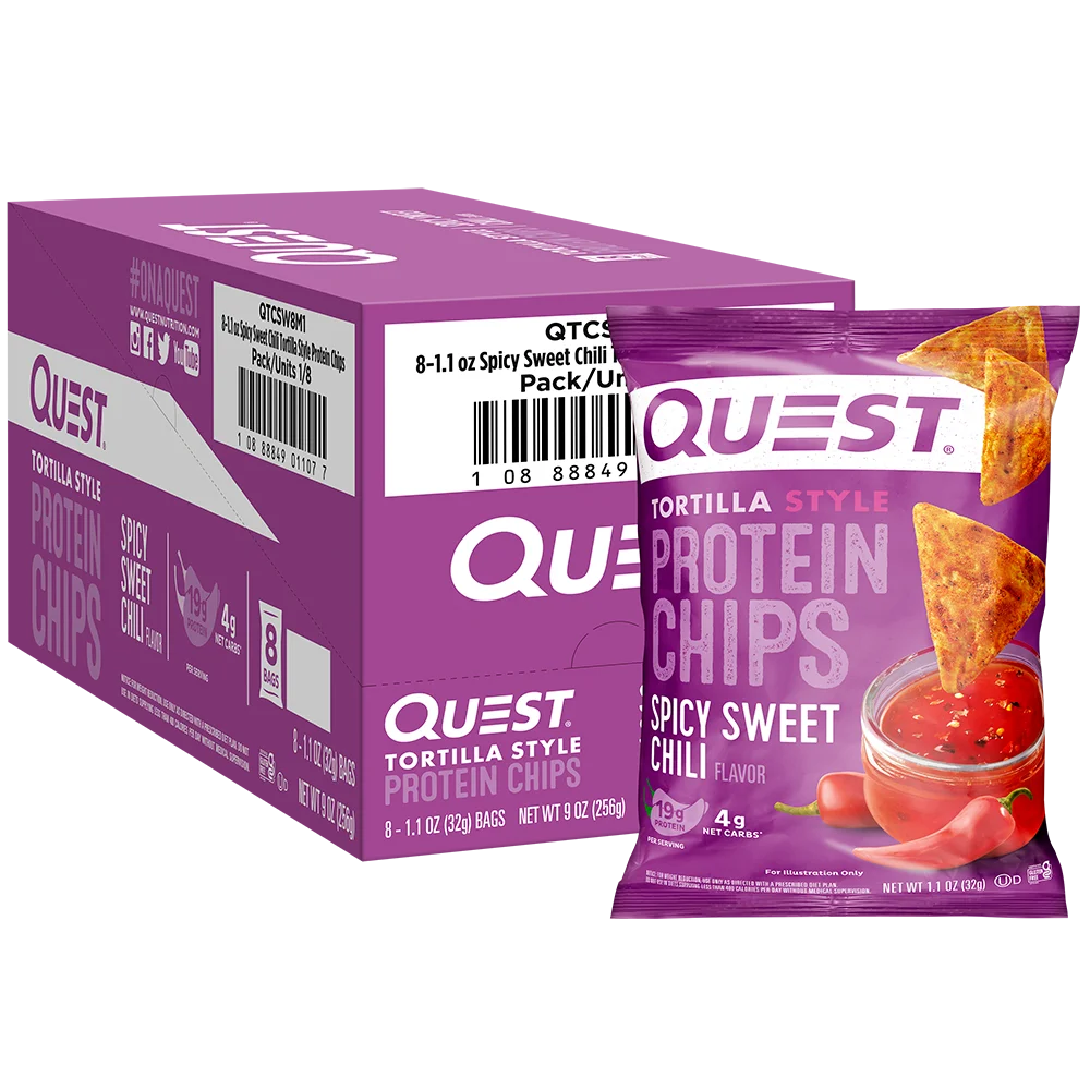 Image of Spicy Sweet Chili Tortilla Style Protein Chips