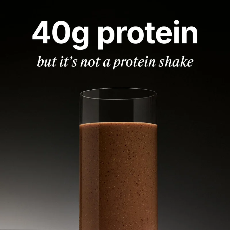 40g protein, but it's not a protein shake