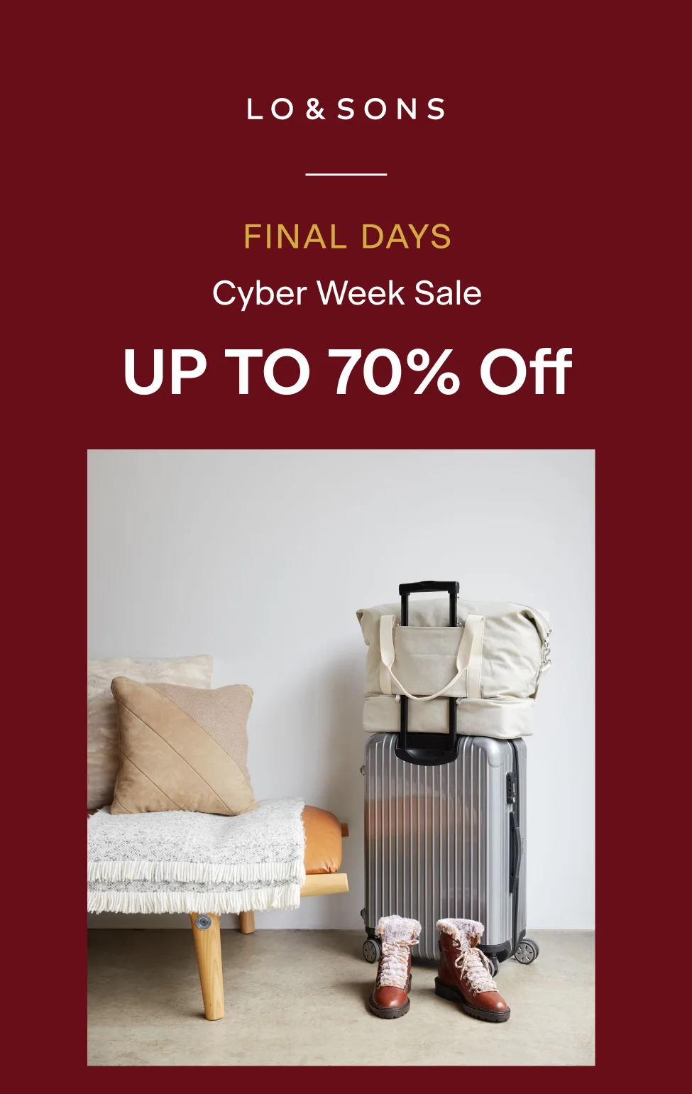 Cyber Week Sale - Up to 70% OFF