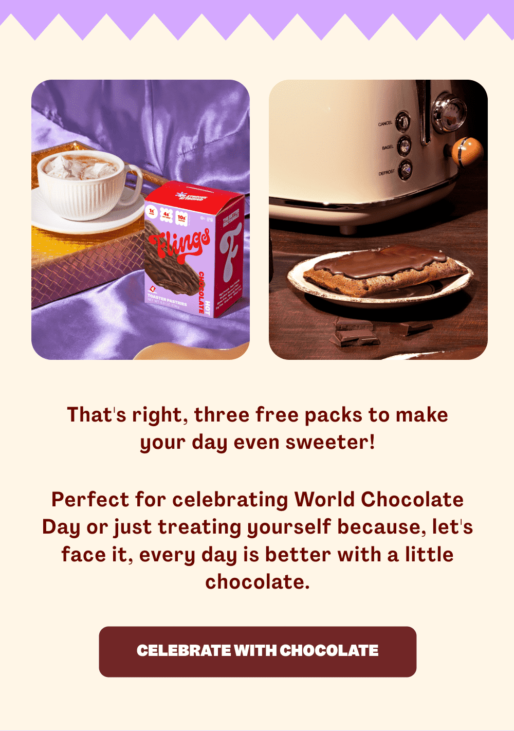 CELEBRATE WITH CHOCOLATE