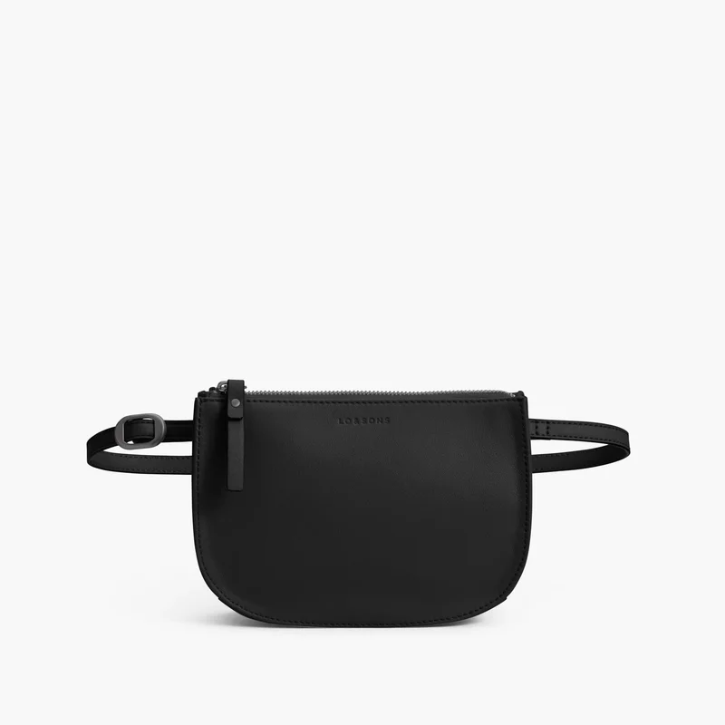 Image of Waverley 2 - Nappa Leather - Black / Gunmetal / Grey