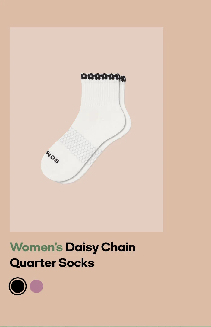 Women's Daisy Chain Quarter Socks