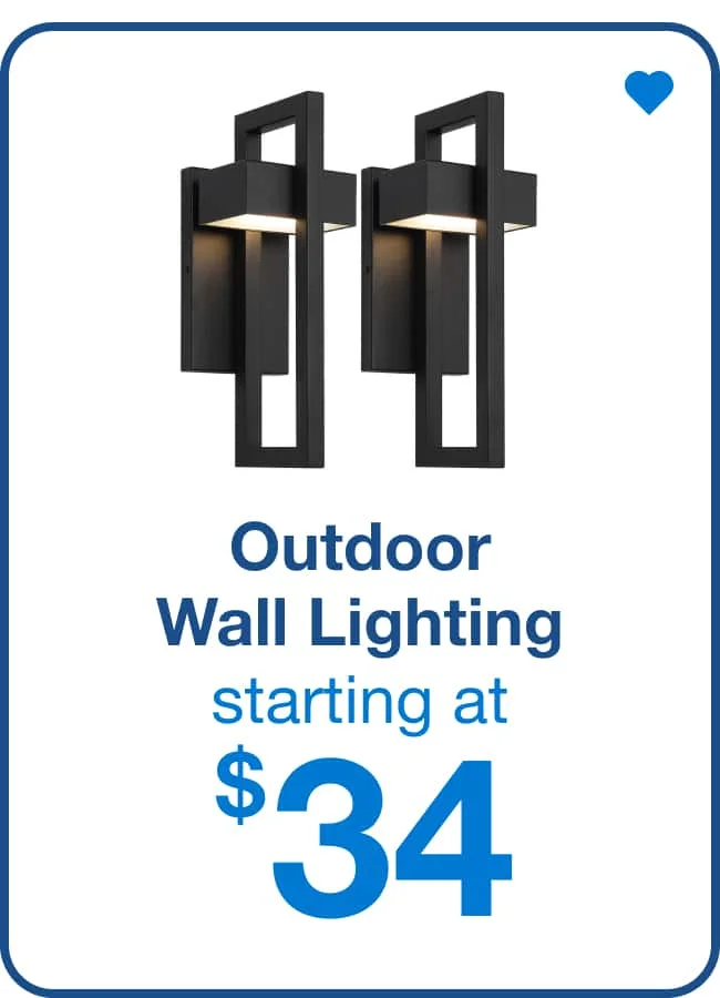 Outdoor Wall Lighting — Shop Now
