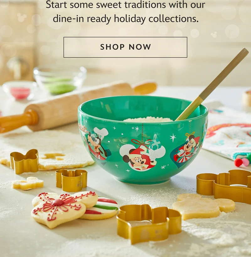 Start some sweet traditions with our dine-in ready holiday collections. | Shop Now
