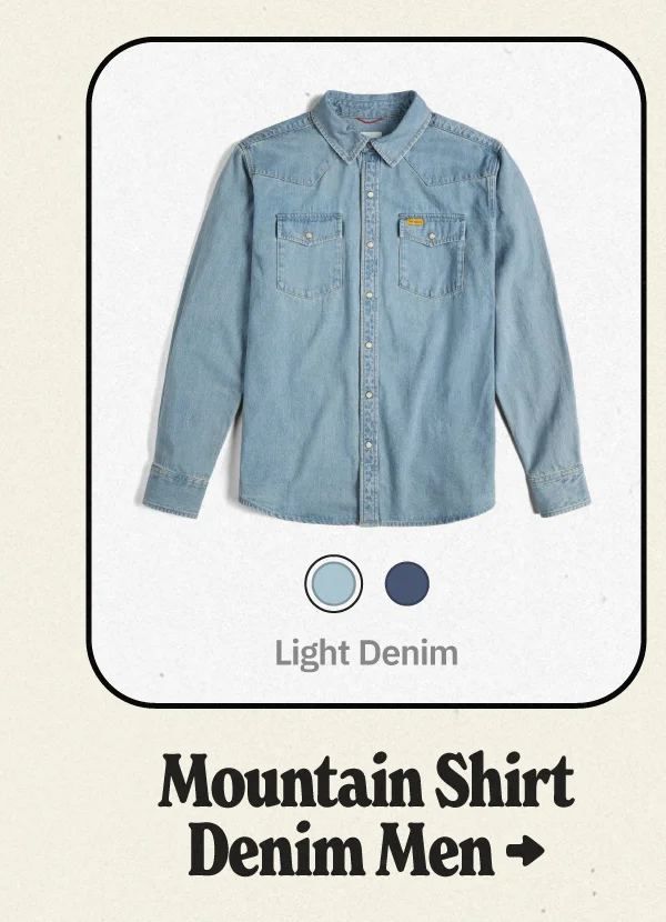 Shop Mountain Shirt Denim Mens