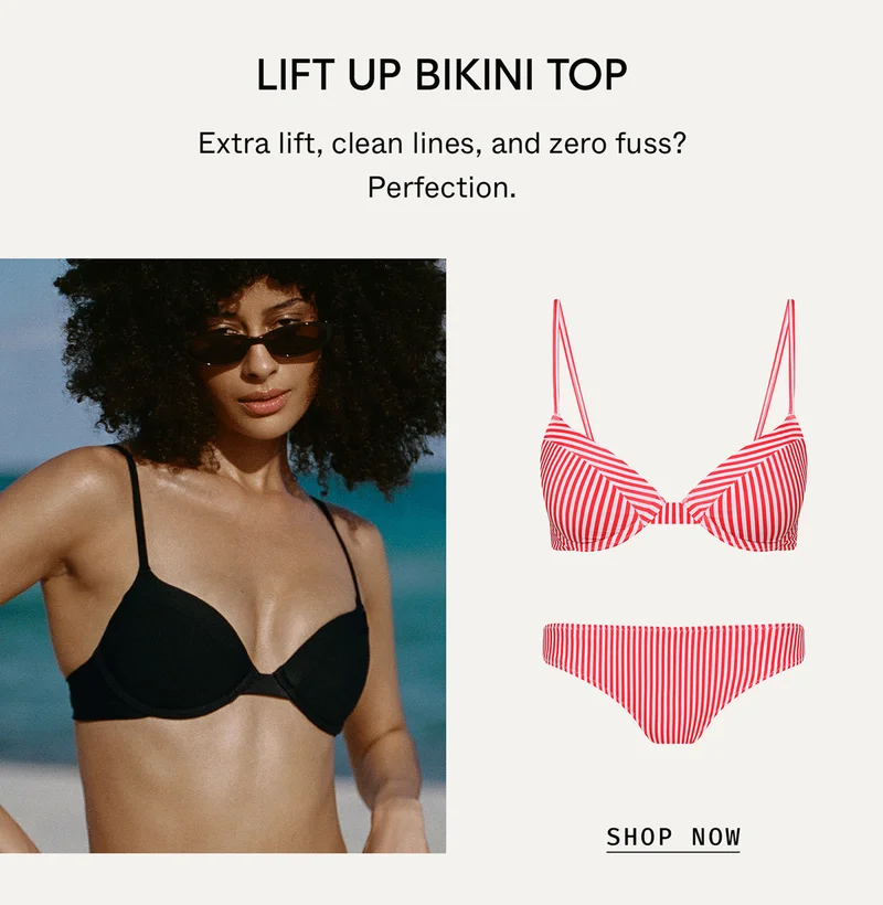 Lift Up Bikini Top