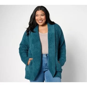 Barefoot Dreams CozyChic Diamond Circle Cardigan