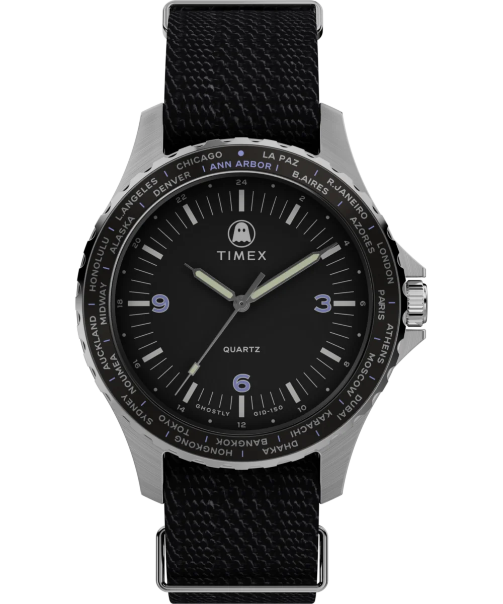 Image of Timex x Ghostly 38mm Fabric Strap Watch