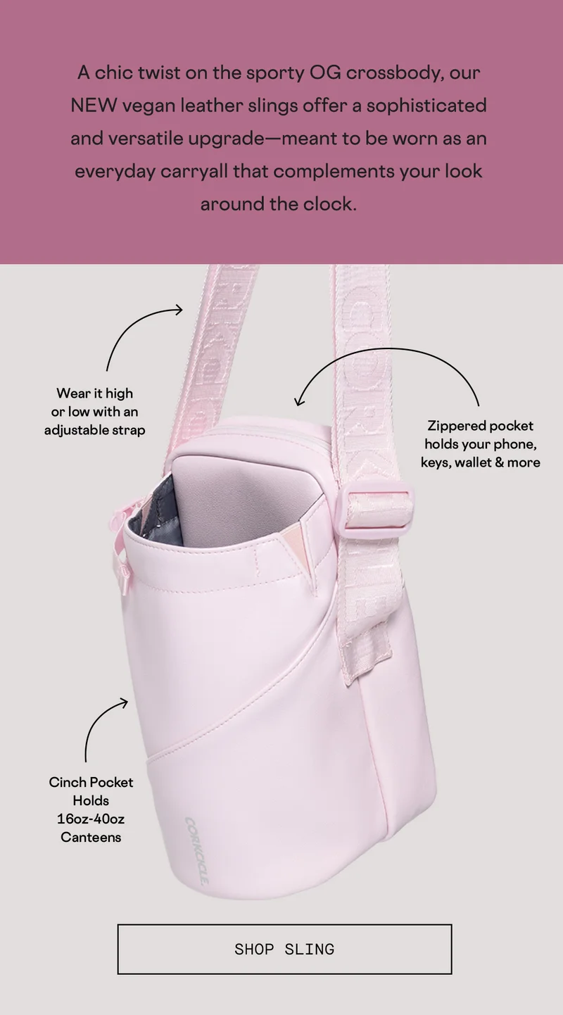 NEW Vegan Leather Slings!