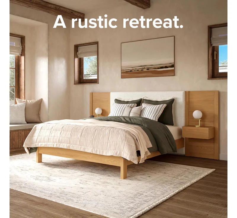 A rustic retreat.