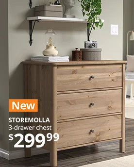 3 drawer chest