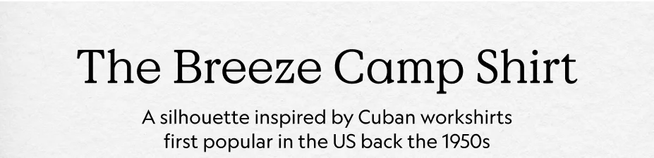The Breeze Camp Shirt