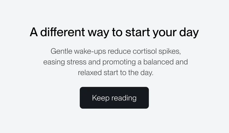 A different way to start your day